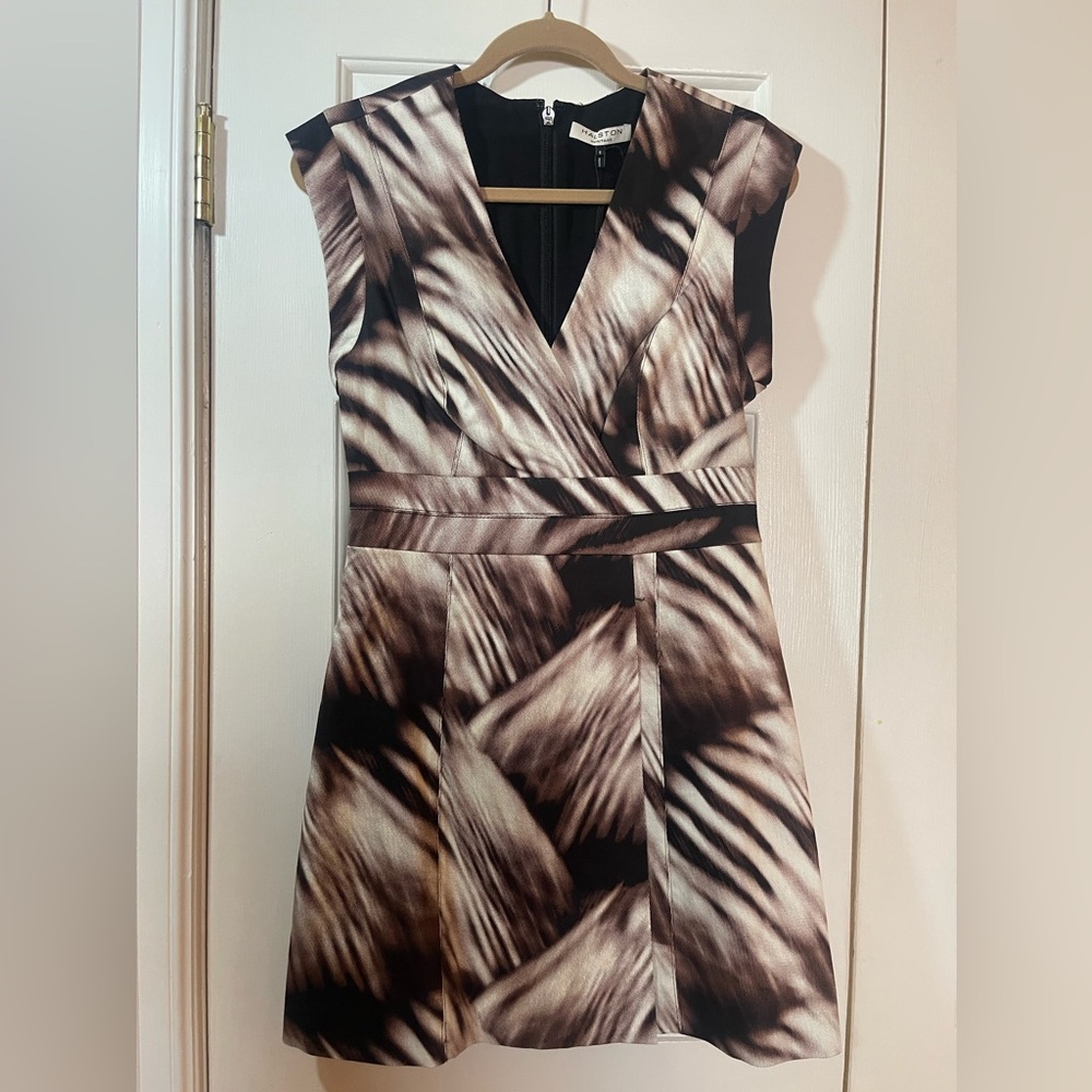 NEW with tags “Halston Heritage” structured mini dress